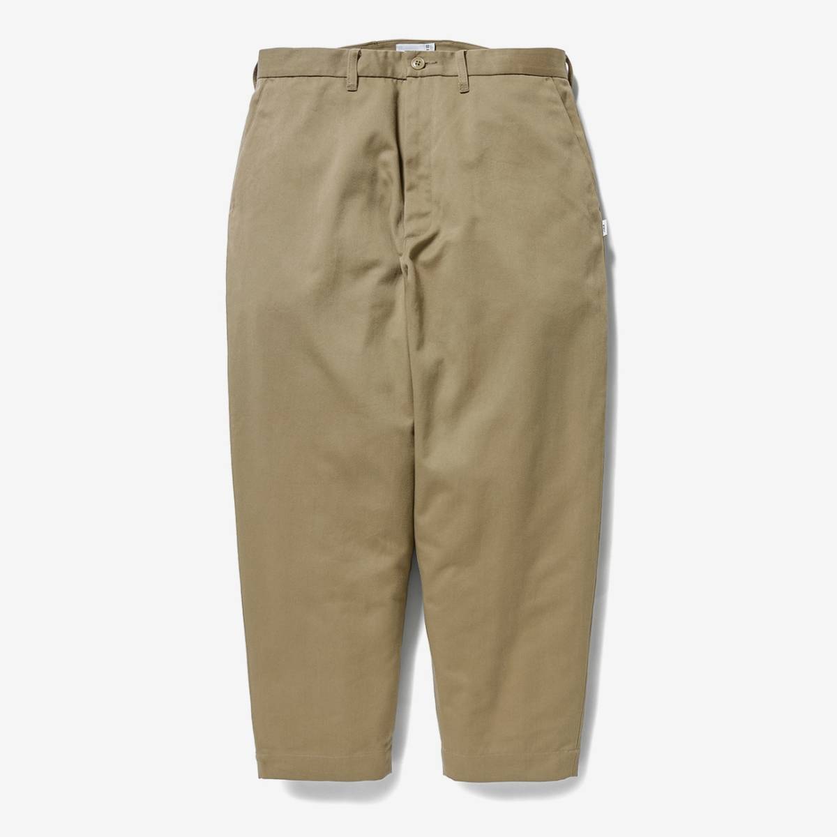 ⁄ WTAPS UNION TROUSERS 01 M COTTON. 21FW TWILL BEIGE ダブル 21AW 