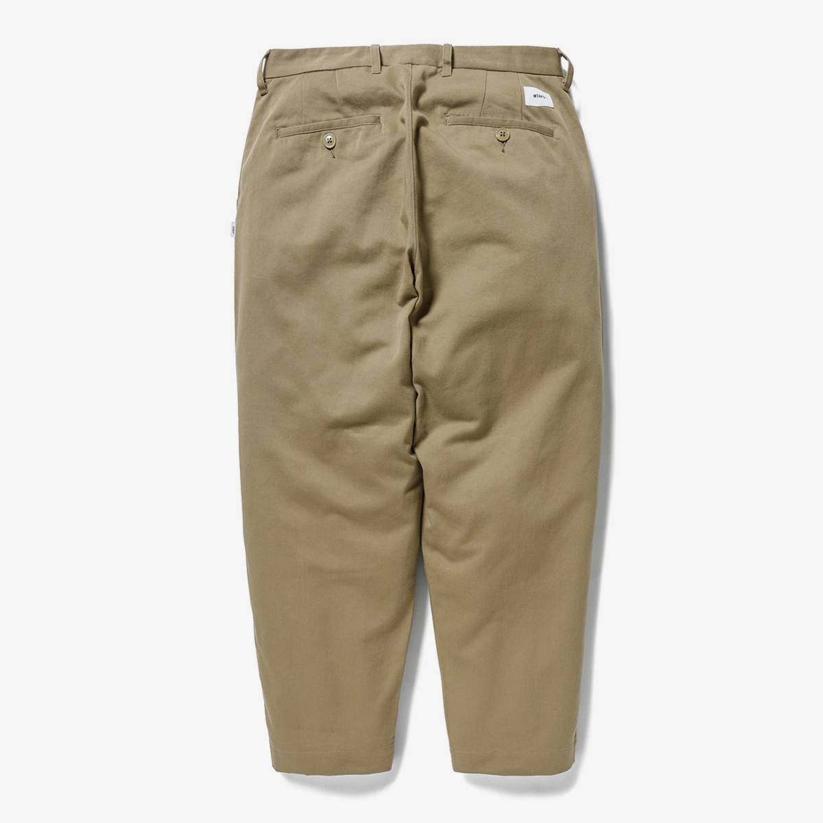 21FW WTAPS UNION 01 / TROUSERS / COTTON. TWILL BEIGE M ダブル 