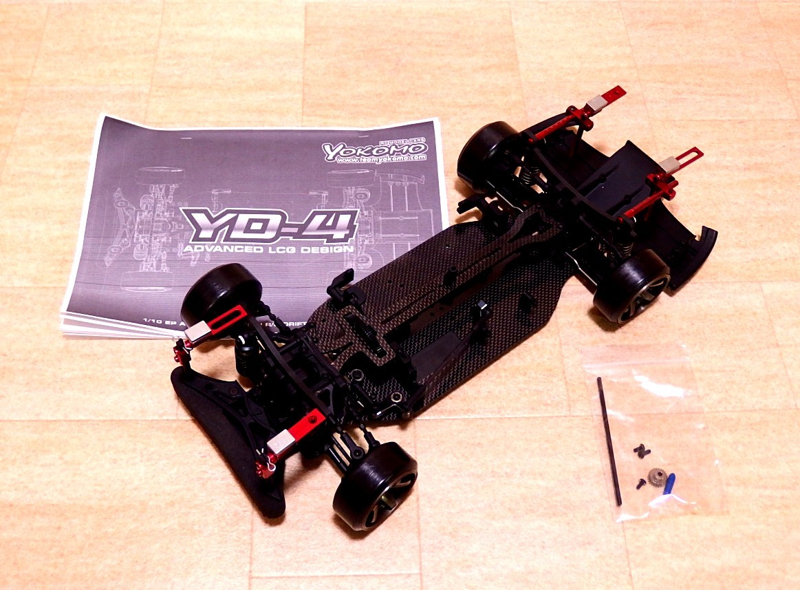 ヨコモ YOKOMO YD-4 シャーシ(カーボン) ヨコモ YD-4 カーボン ドリフト シャーシ オプションパーツ付 Yahoo