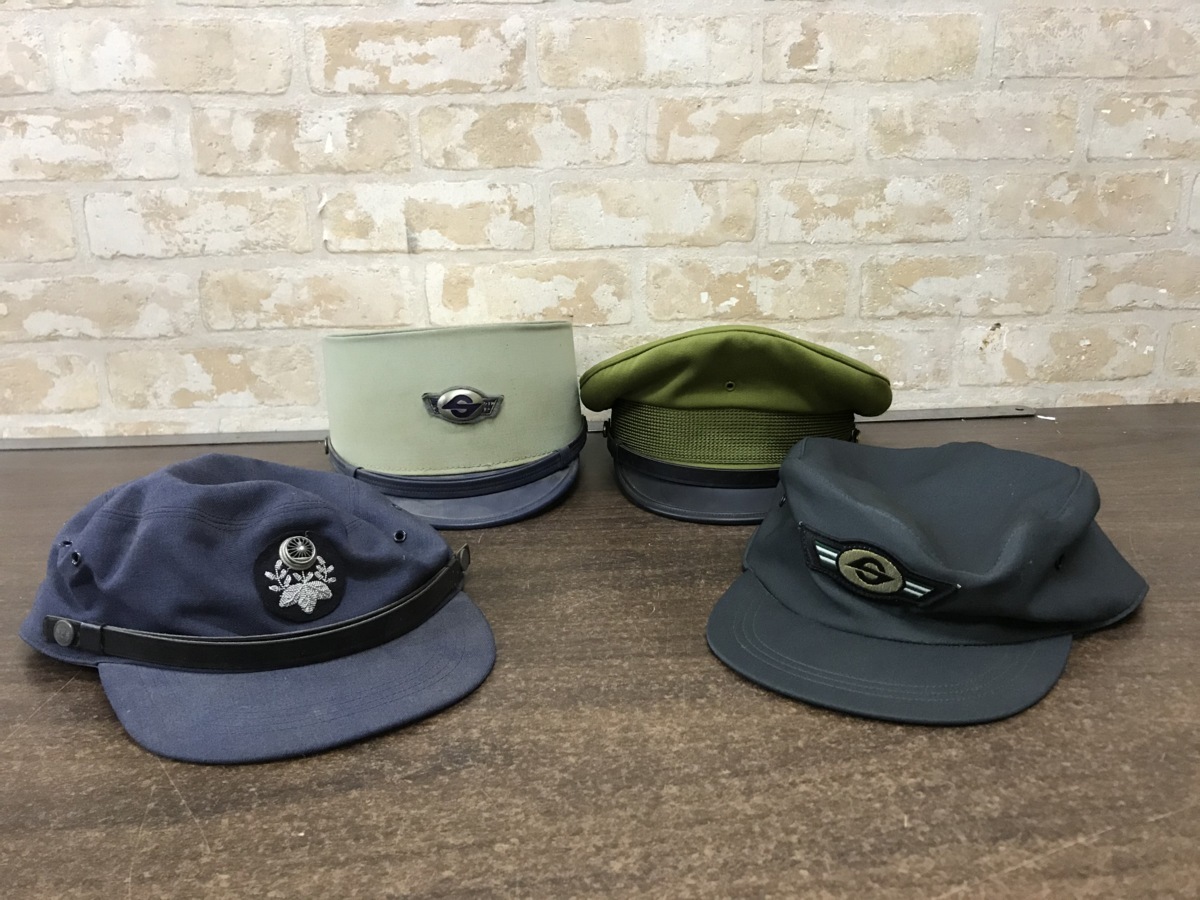 ☆中古品☆国鉄 制帽 帽子 コスプレ 軍帽？ レトロ 軍服 グッズ 日本官