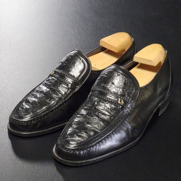 GJ1940//*クリスチャンディオール/Dior*メンズ/本オーストリッチ  