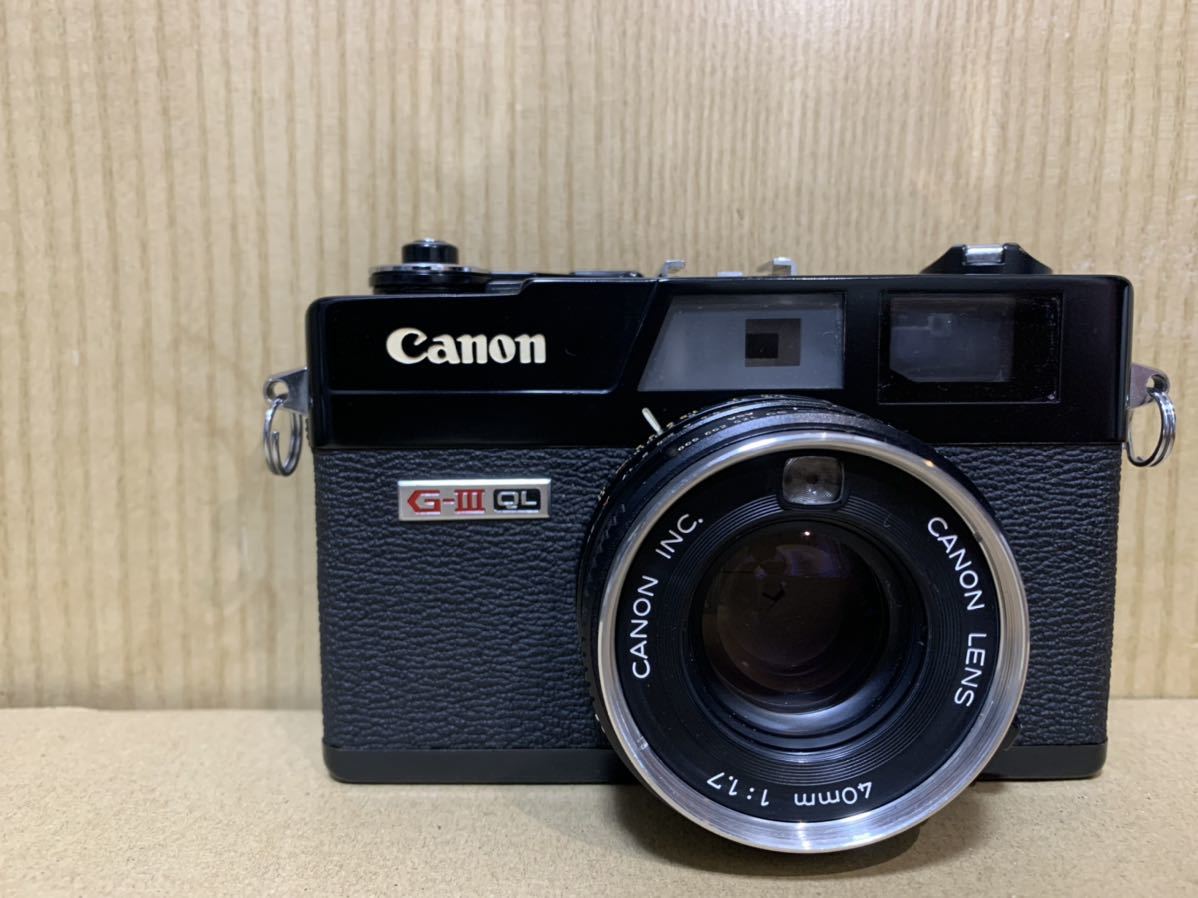 ☆希少☆Canonet QL17 G-III（G-3） QL ブラック☆キャノン フィルム