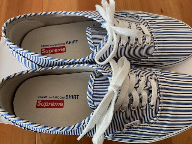 美品☆レア☆ SUPREME × COMME des GARCONS SHIRT × VANS AUTHENTIC 