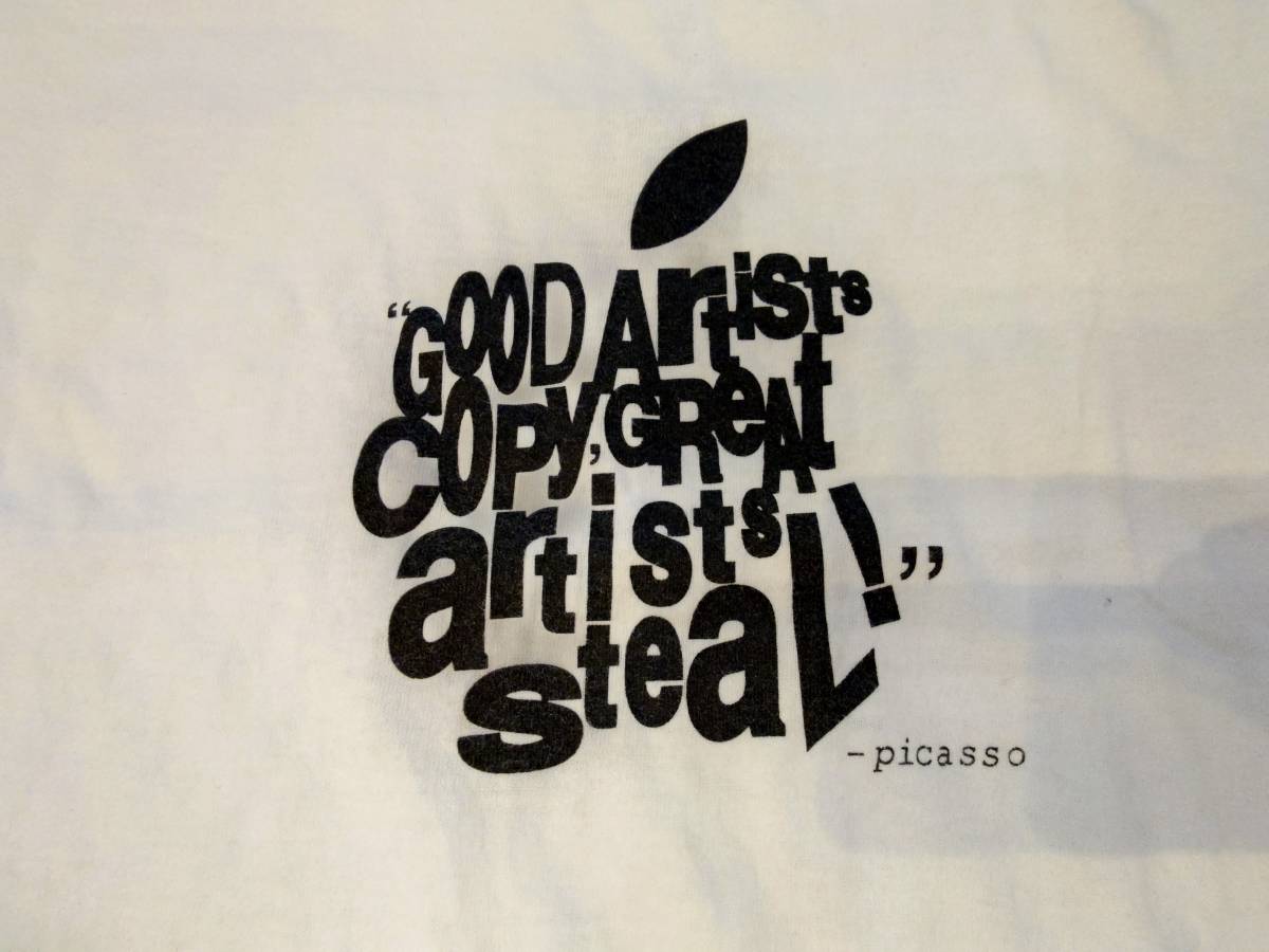 ピカソ Tシャツ L ビンテージ 90 S 名言 格言 偉人 パブロ Pablo Picasso フルーツオブザルーム Fruit Of The Room プリント レア 文字 ロゴ 売買されたオークション情報 Yahooの商品情報をアーカイブ公開 オークファン Aucfan Com