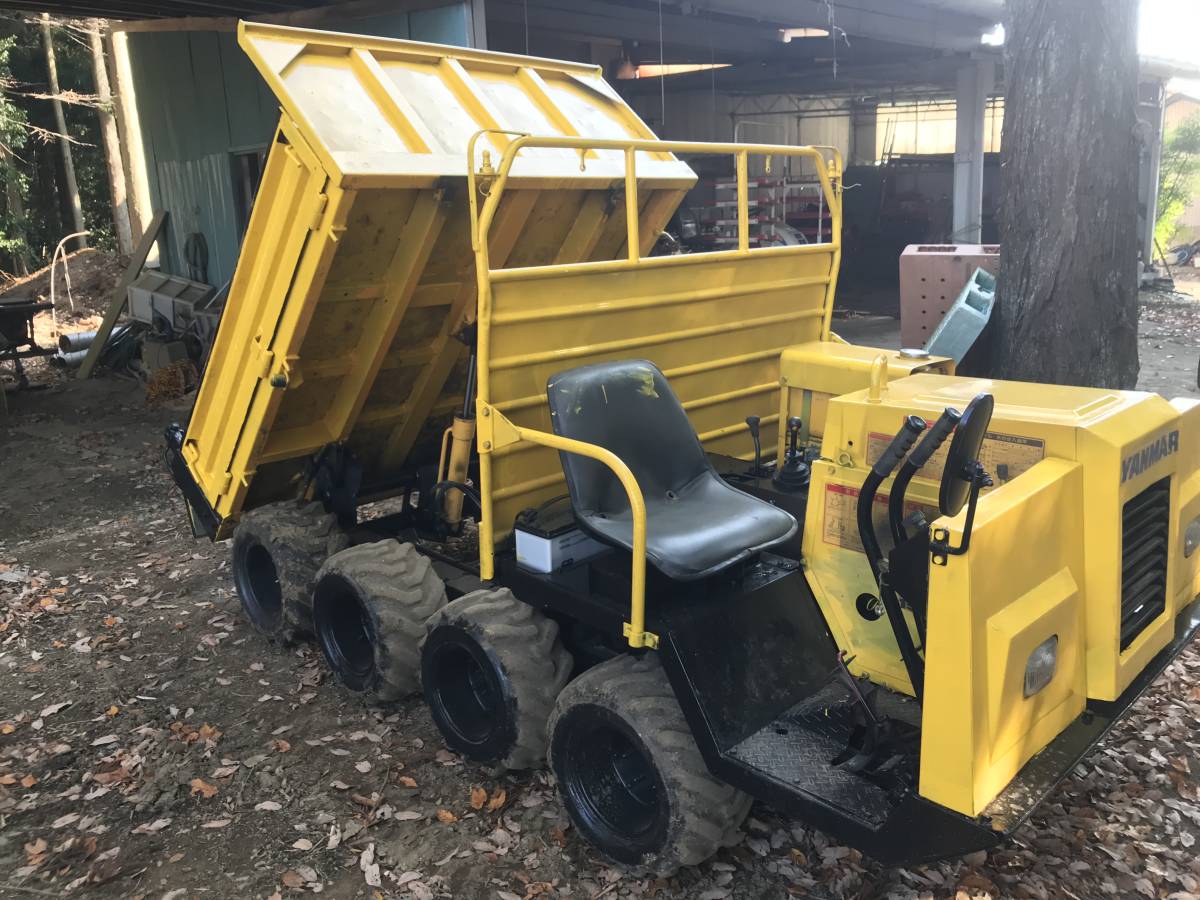 ヤンマー8輪 ホイールキャリー型 不整地運搬車ディーゼル 油圧ダンプ