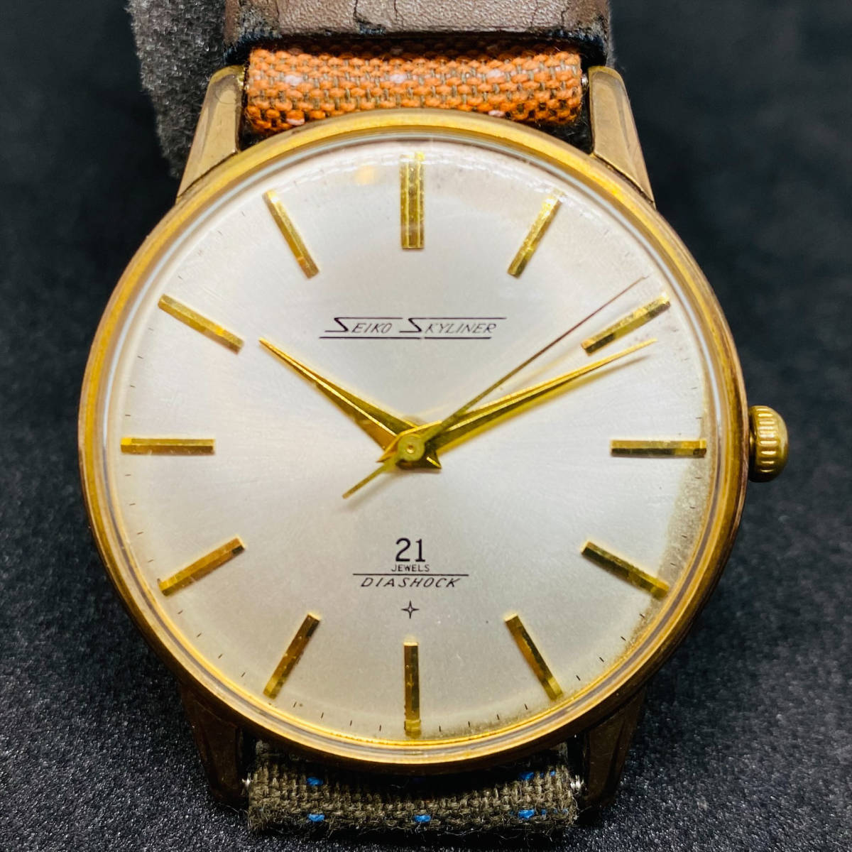 セイコー スカイライナー SEIKO 21石 Skyliner SKYLINER 手巻き ⁄ 6102