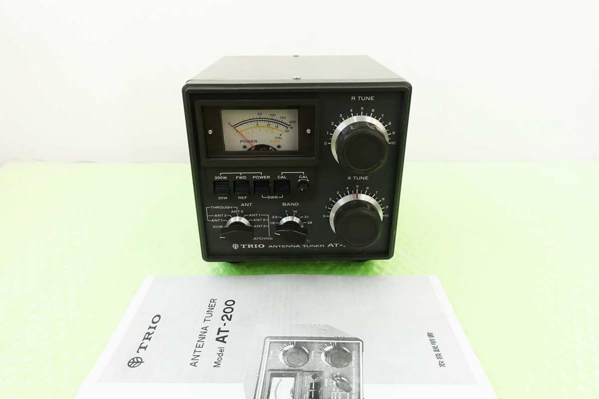 TRIO⁄トリオAT-200アンテナチューナーの修理を行いました : 山口