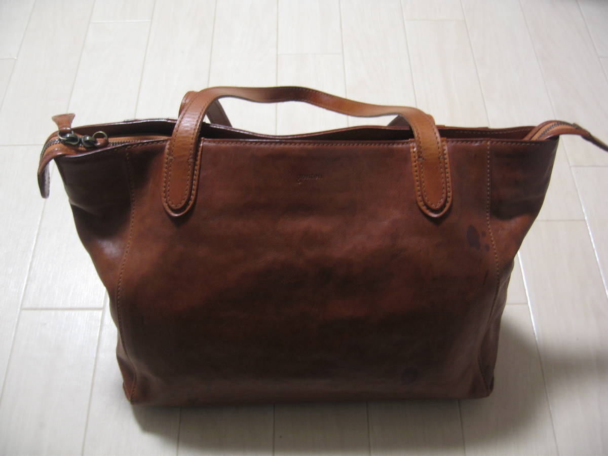 genten トートバック ゲンテン genten トートバッグ 革財布、バッグの 