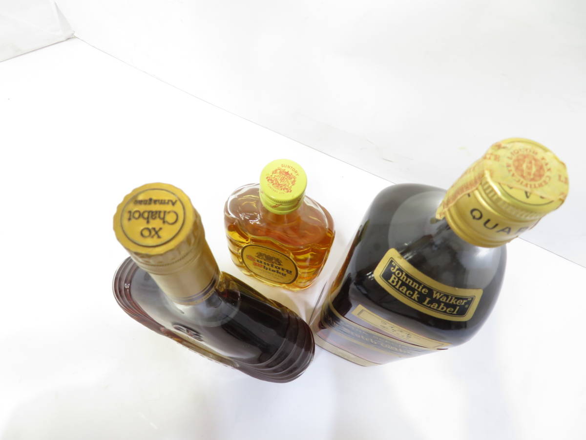 ◇古酒 まとめ 3本セット XO Chabot サントリーウイスキー お酒 未開栓