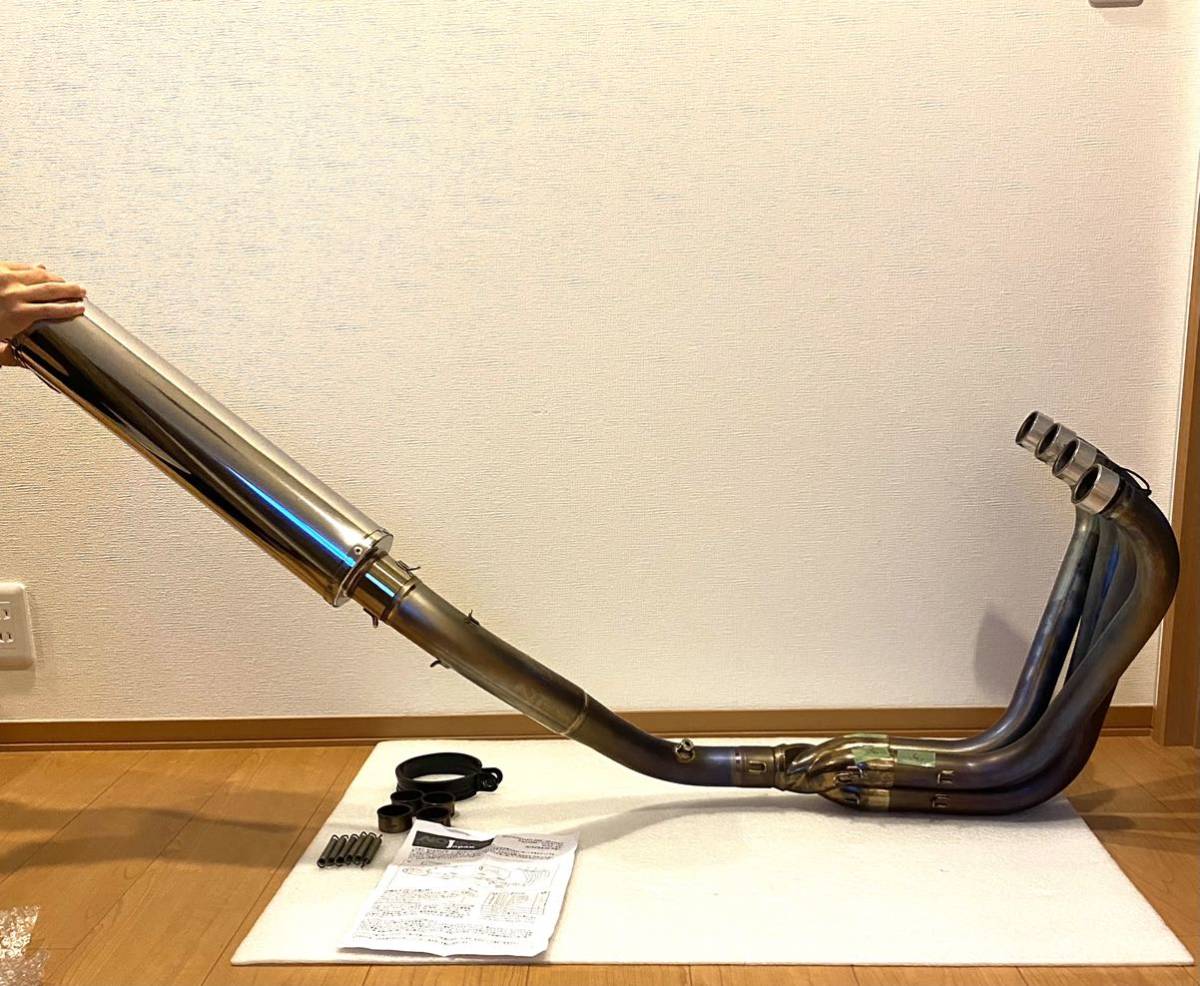 送料込 超極上 ZRX1200 ダエグ DAEG ノジマ チタン フルエキゾースト 