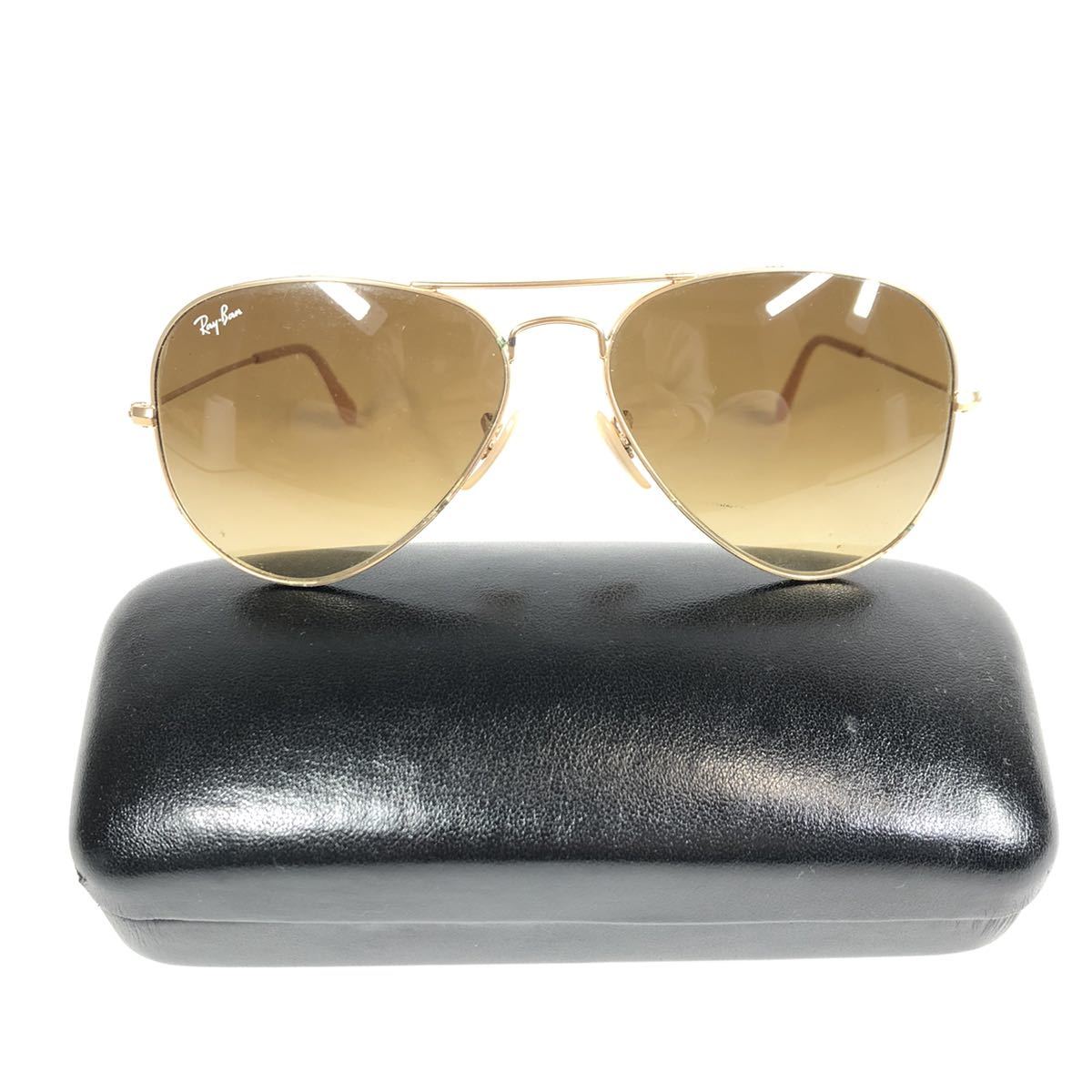 【レイバン】本物 Ray-Ban サングラス AVIATOR LARGE METAL アビエーター RB 3025 ブラウン色系 メンズ レディース イタリア製 送料520円 AVIATOR LARGE Ray-Ban Rayban Sunglasses Japan