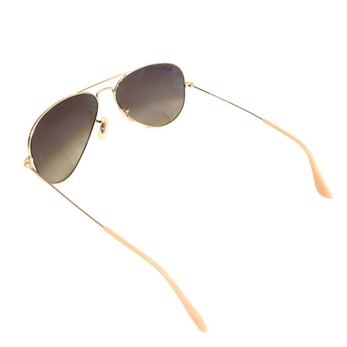 【レイバン】本物 Ray-Ban サングラス AVIATOR LARGE METAL アビエーター RB 3025 ブラウン色系 メンズ レディース イタリア製 送料520円 AVIATOR LARGE Ray-Ban Rayban Sunglasses Japan