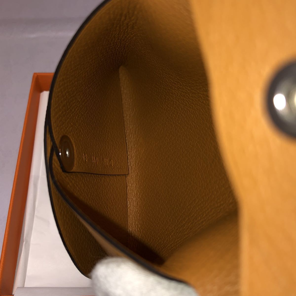 エルメス　バスティア　D刻印　ブラウン美品 ☆美品☆【HERMES バスティア D刻印】エルメス コインケース 小銭入れ