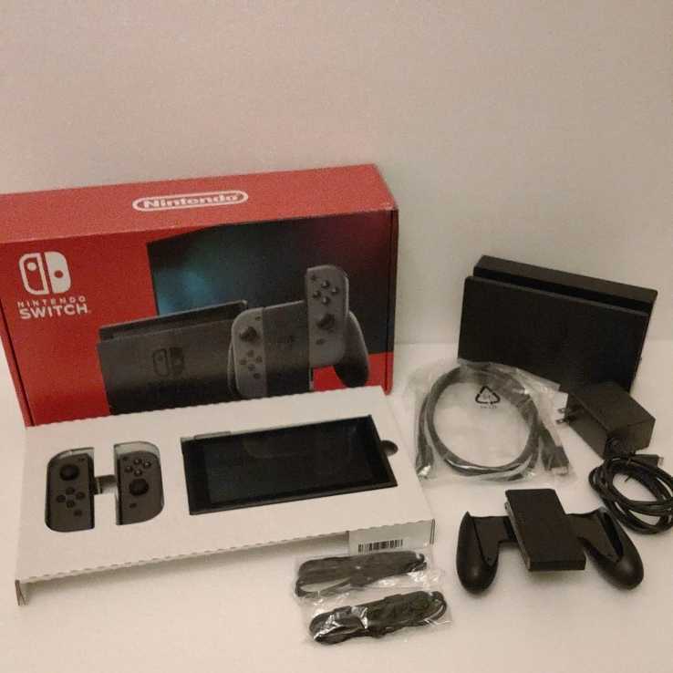 Switch HAC-001(-01) 本体セット 初期化済 Nintendo Switch HAC-001(-01) ニンテンドースイッチ本体 グレー 動作