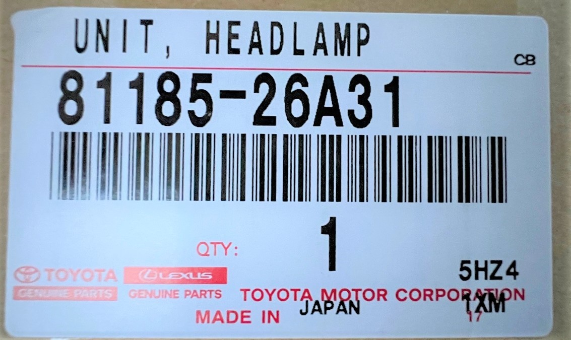 ★☆トヨタ　ハイエース　200系 4型 5型　左ヘッドライト　81185-26A31☆★_8