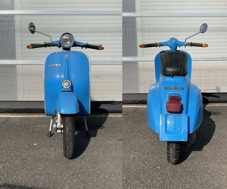 純正在庫 【引取限定】Vespa V5SA1T ベスパ 50S 圧縮有 販売証明書有 