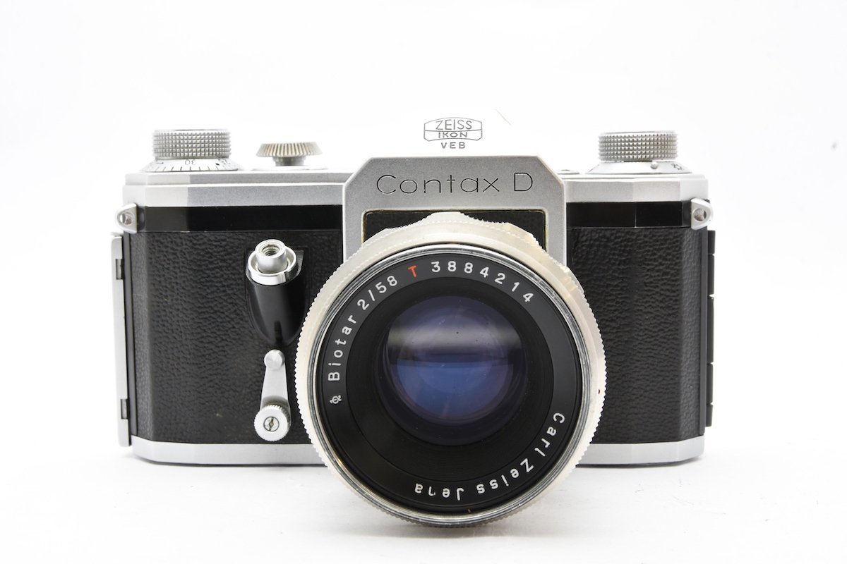 Contax D コンタックス　Biotar ビオターレンズ ◇ ZEISS IKON ツァイスイコン Contax D + Biotar 58mm F2 T フィルム