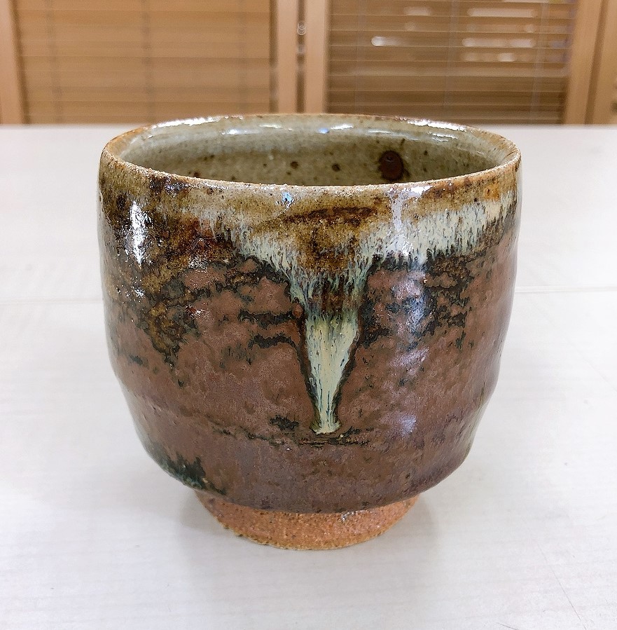 茶道具 古伊万里水指☆共箱☆おまけ☆湯呑み付き☆ 茶道具 古伊万里水