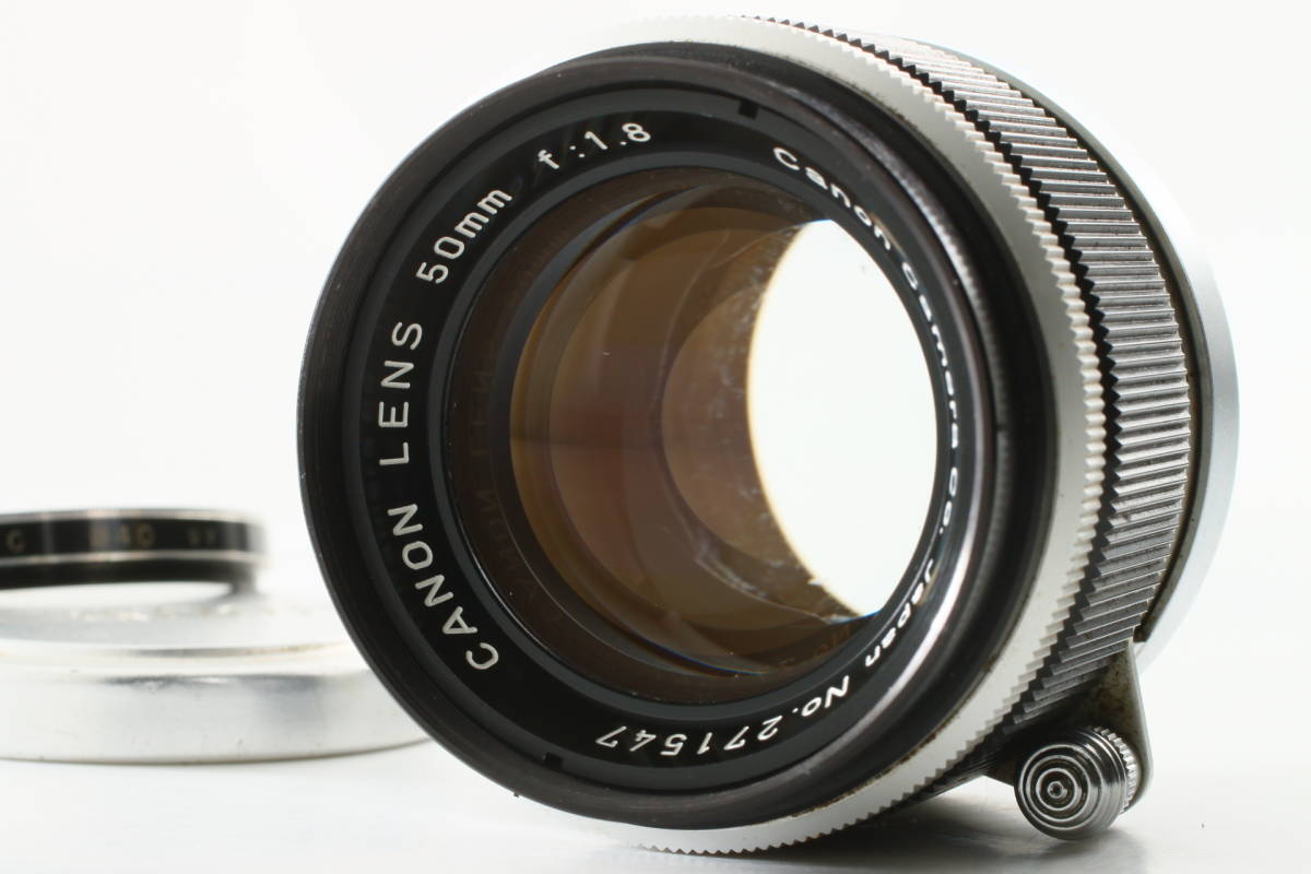 Canon 50mm Leica Screw Mount LTM L39 Lens - F⁄1.8 f⁄1.8 & | + 