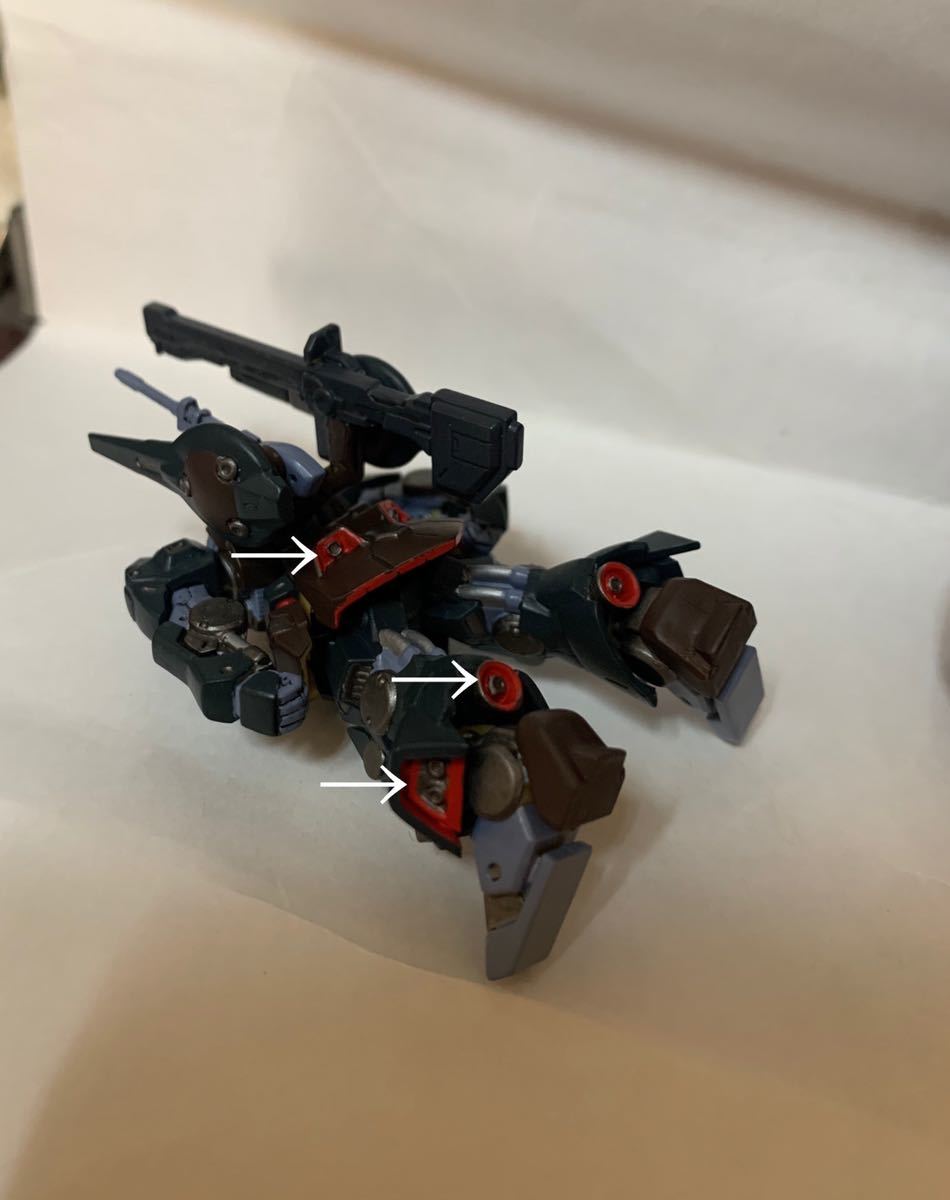 ガンダムアーティファクト リック・ディアス アポリー ロベルトカラー 完成品 ガンダム アーティファクト #05 ガンダムアーティファクト｜ちとくさんのガンプラ リックディアス隊 ００１リック・ディアス作例