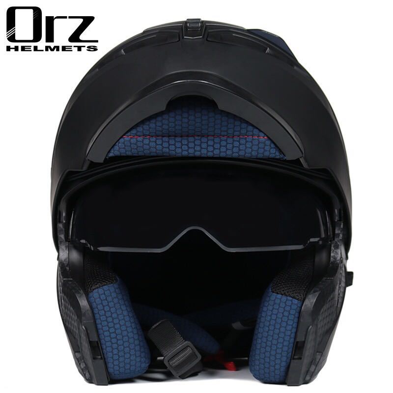 激安システムフルフェイスヘルメット艶消しブラックバイクヘルメット