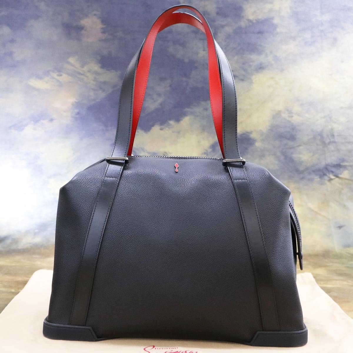 本物 極上品 クリスチャンルブタン 完売 雑誌LEON掲載 BAGDAMON オール 