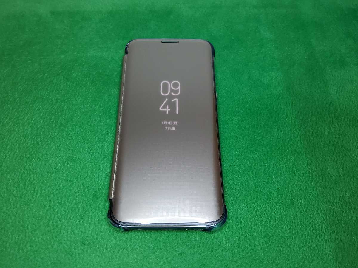 Samsung Galaxy S7 edge ドコモ SC-02H ブラック ＋Galaxy GEAR VRゴーグル 美品 純正クリアビューカバー付き_2