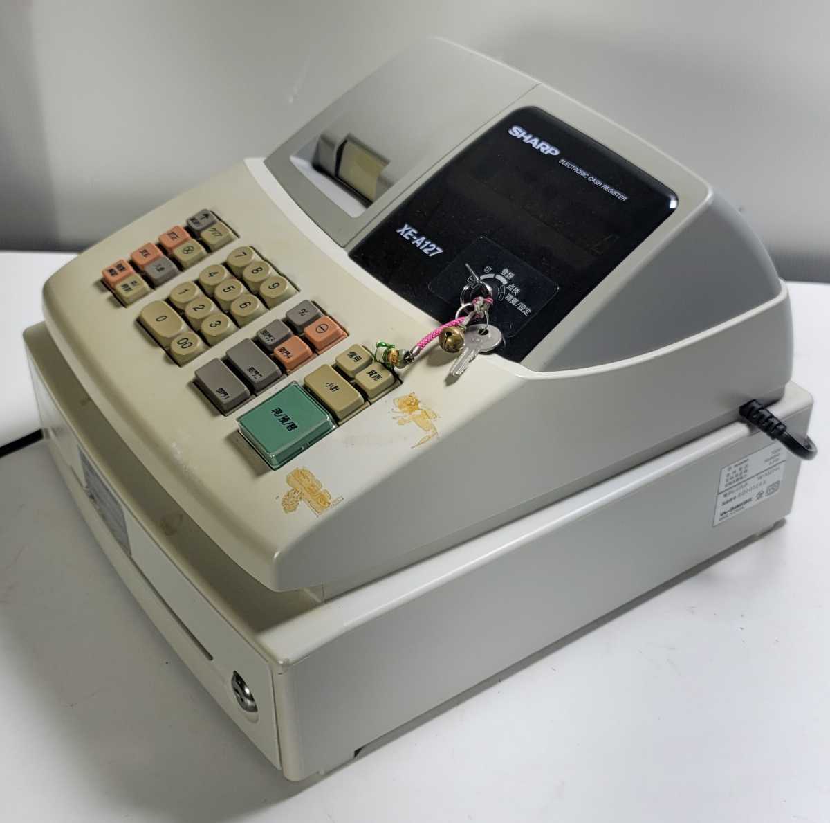 SHARP シャープ XE-A127 レジスター レジ キャッシャー 本体のみ 中古 