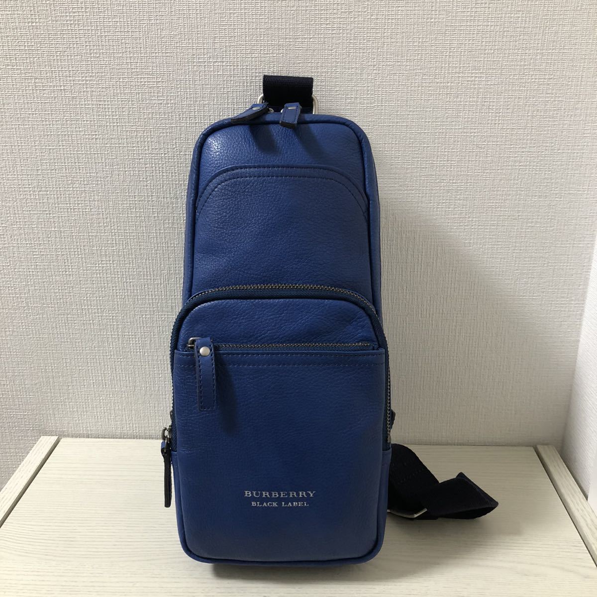 新品同様】BURBERRY BLACK LABEL バーバリーブラックレーベル レザー