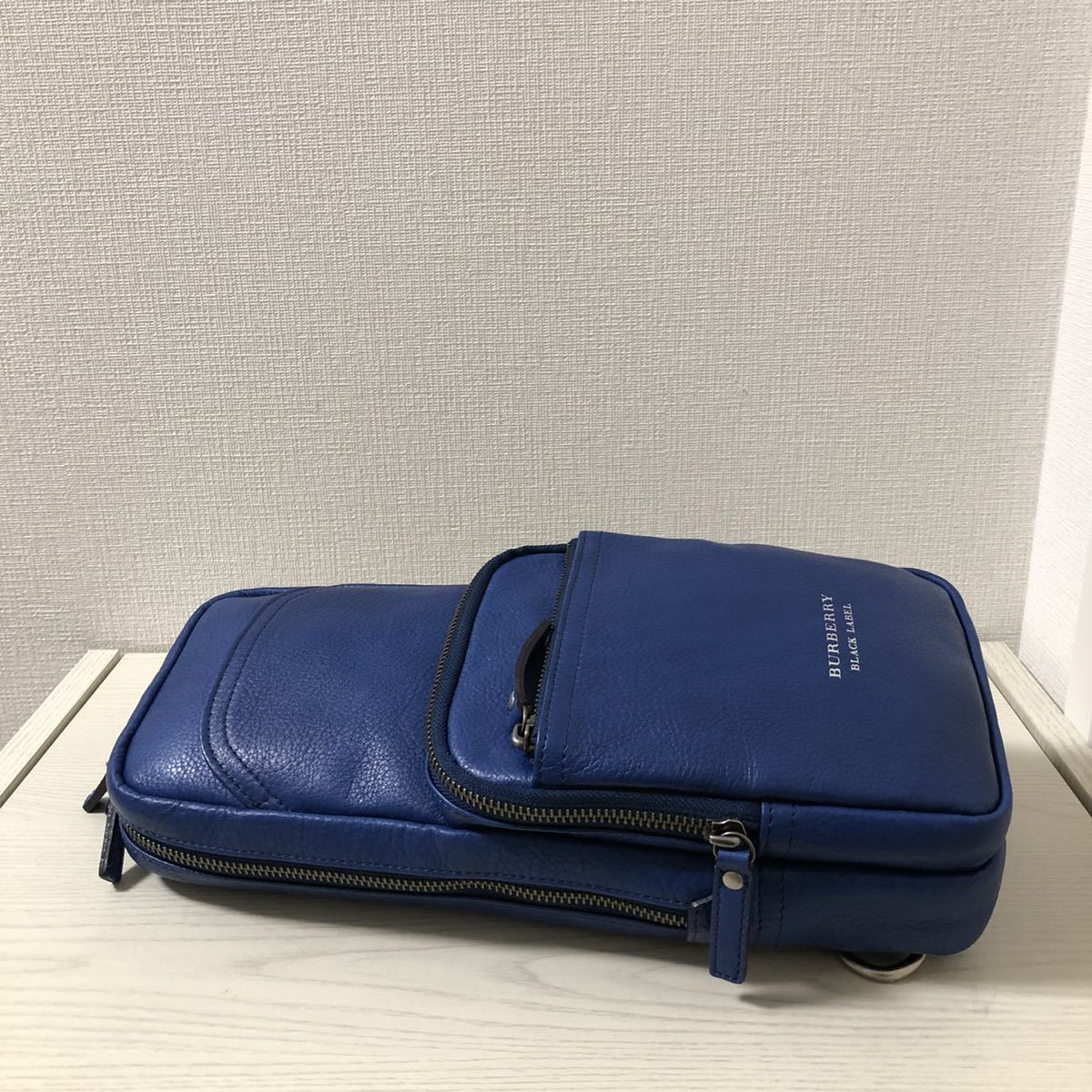 新品同様】BURBERRY BLACK LABEL バーバリーブラックレーベル レザー