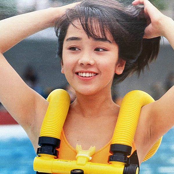 レア 切り抜き 4P□西田ひかる 水着・ハイレグ/90年代/若い頃 YF92H2