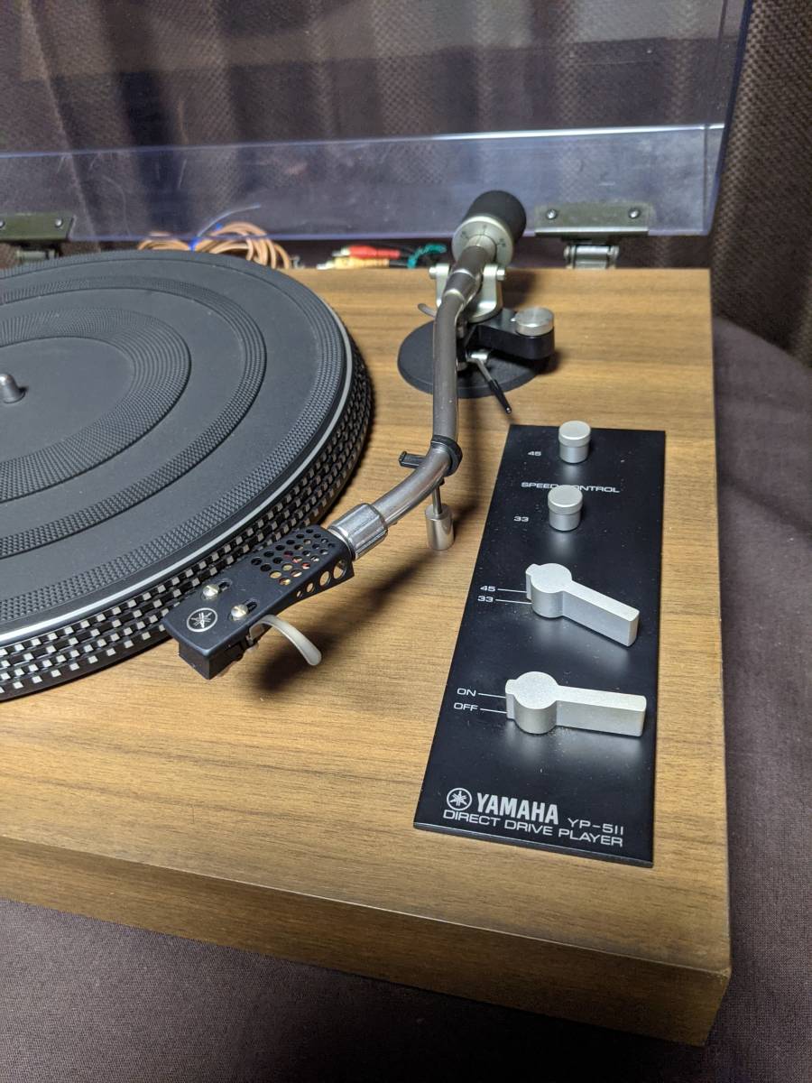 YAMAHA YP-511 美品 レコードプレーヤー（YAMAHA YP-511 DIRECT DRIVE 