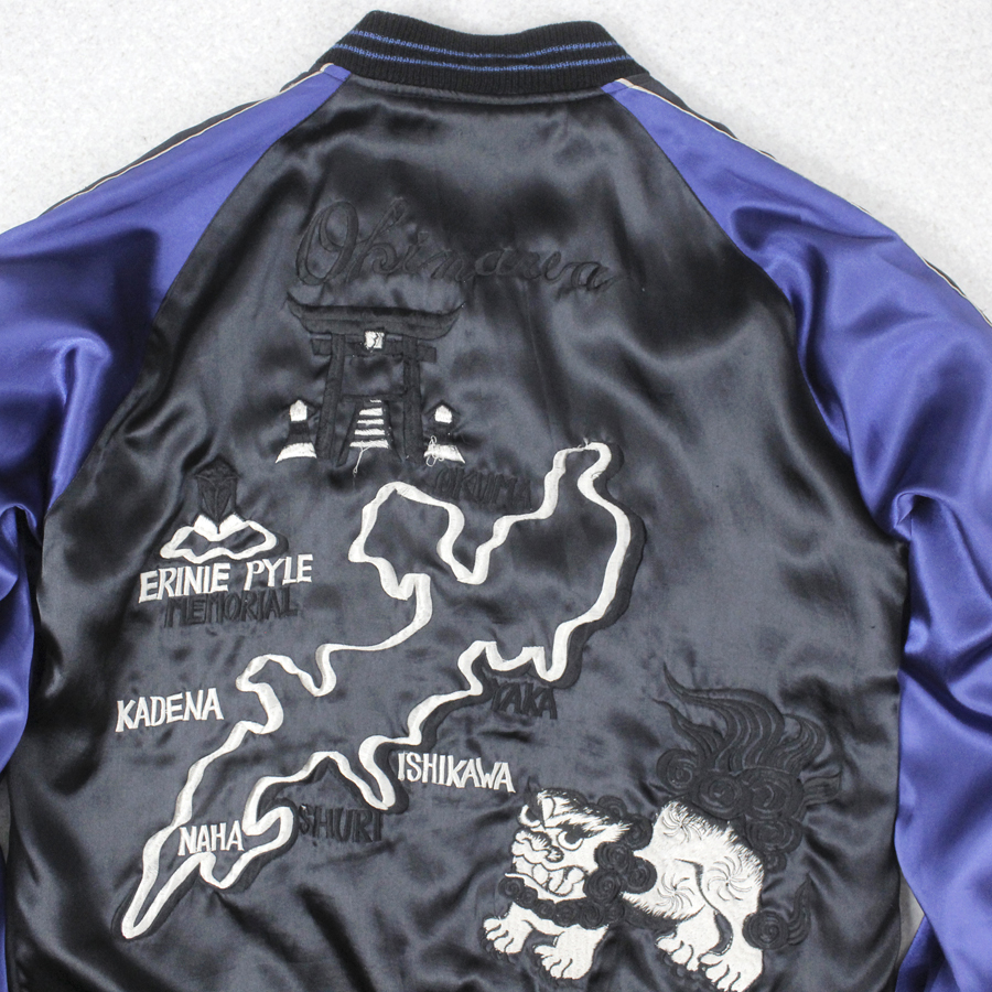 コラボ Beams ビームス X 東洋エンタープライズ 沖縄刺繍 リバーシブル サテンスカジャン ブラック L ブルゾンジャケット ジャンパー ブルゾン 売買されたオークション情報 Yahooの商品情報をアーカイブ公開 オークファン Aucfan Com