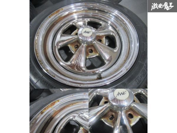 ○売り切り AWC クレーガー 15インチ J数/オフセット不明 PCD114.3 5H 