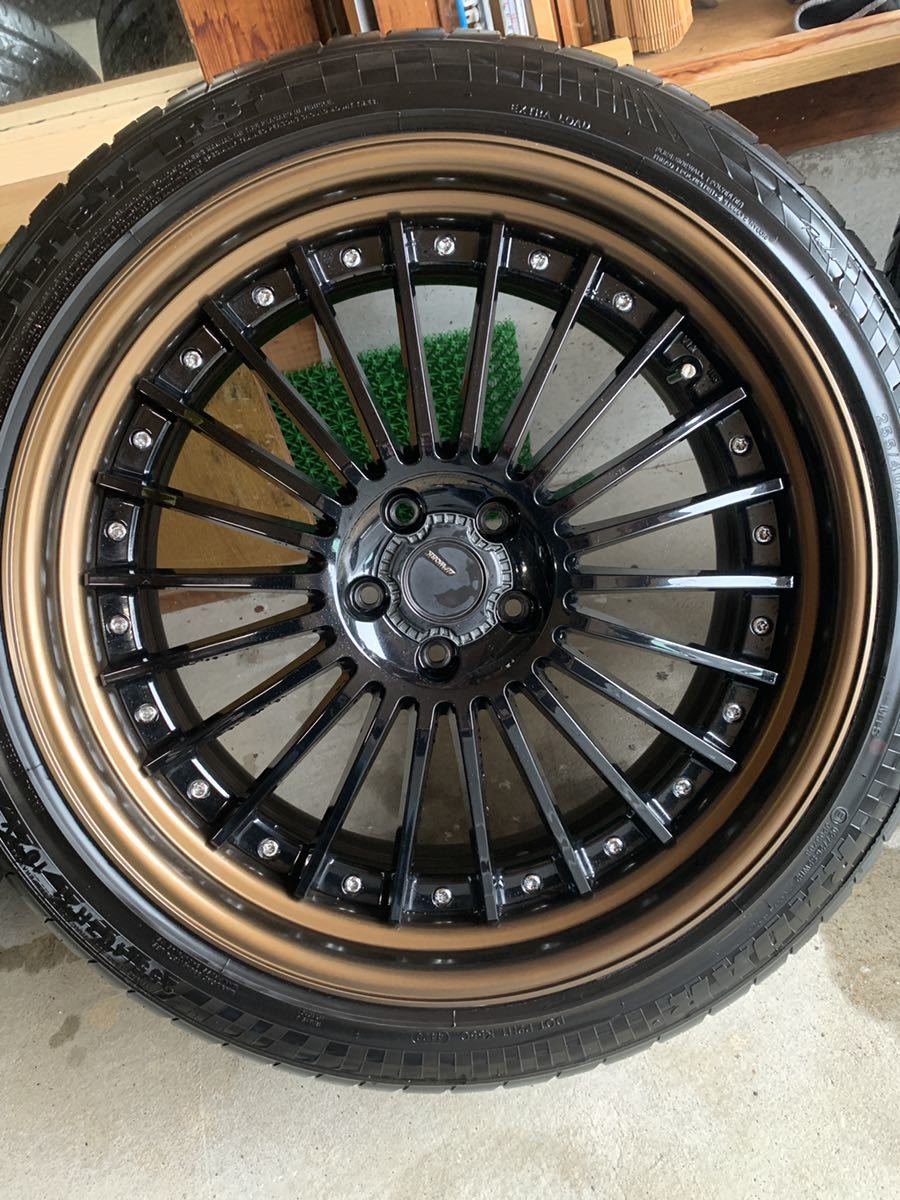 美品 レクサス RX ハリアー WORK ランベック LF1 21インチ 255/40r21 