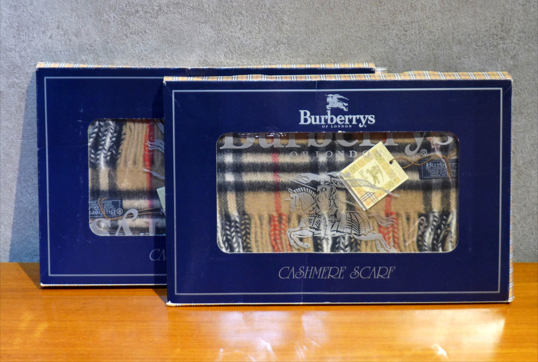 未使用 BURBERRY バーバリー マフラー カシミア100％ 2点まとめて 専用  
