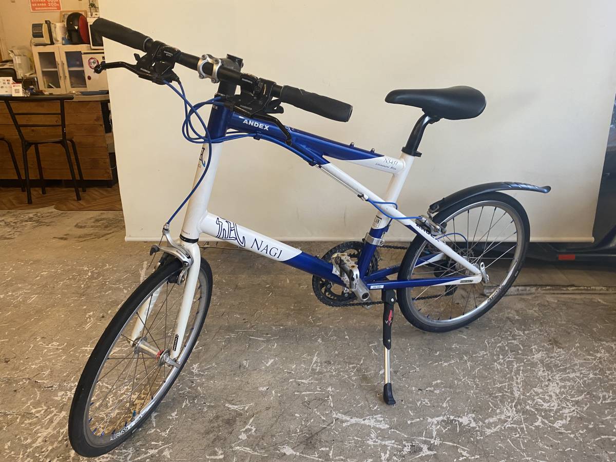 凪バイク Shimanamiblue Ns451 ミニベロ 名古屋発 小径車 折り畳み 分割機構なし 売買されたオークション情報 Yahooの商品情報をアーカイブ公開 オークファン Aucfan Com