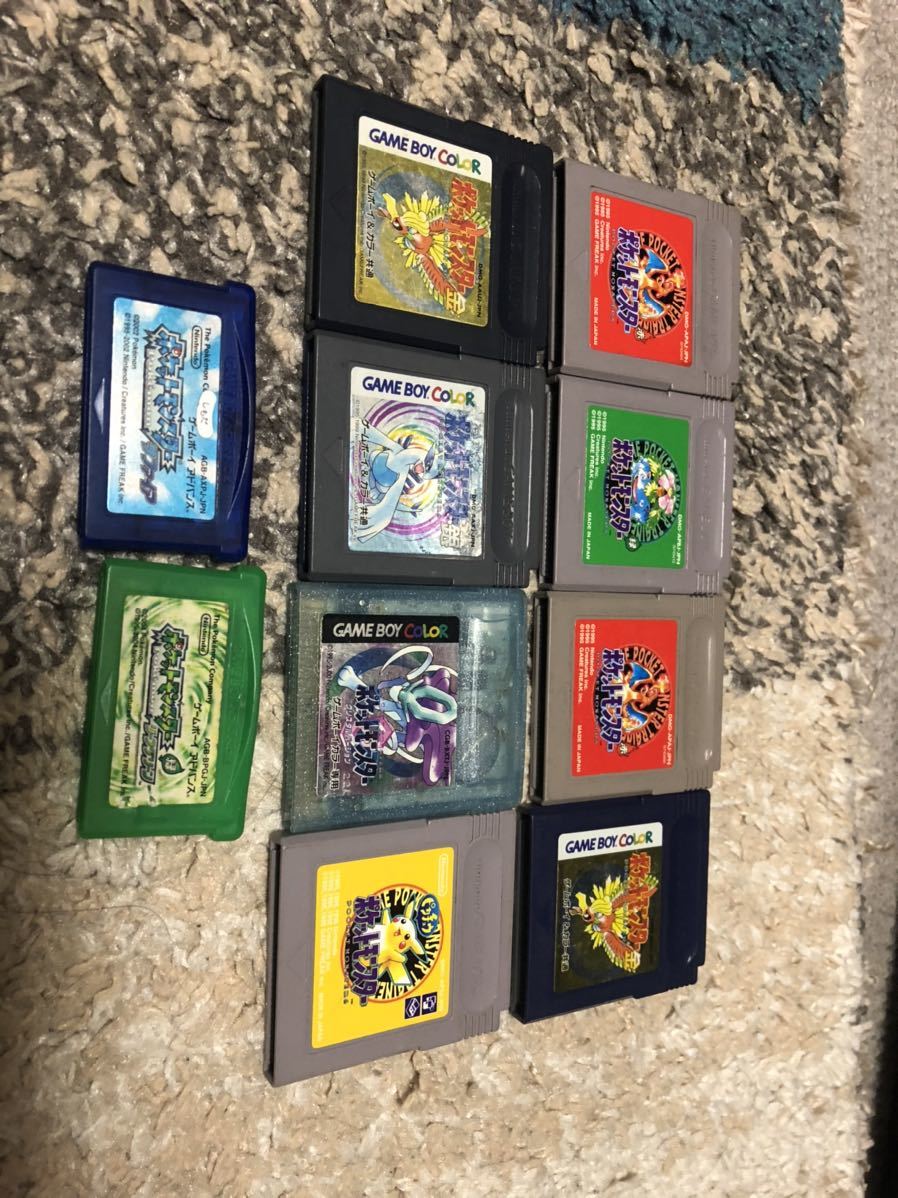 ゲームボーイ Gba ポケモン 赤 緑 ピカチュウ 金銀クリスタル サファイア リーフグリーン ロールプレイング 売買されたオークション情報 Yahooの商品情報をアーカイブ公開 オークファン Aucfan Com
