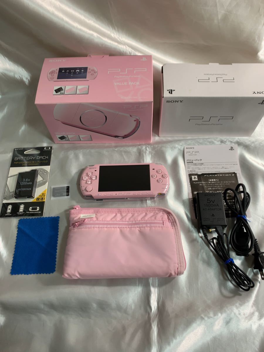 PSP-3000ZP【上美品・動作良好！】 （動作良好！美品！】SONY PSP 新品 