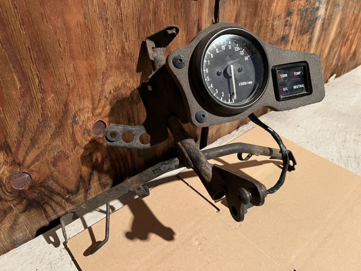 TZM50R カウルステーメーターセット ヤマハ TZR50R 4EU 純正タコメーター インジケーター メーターステー