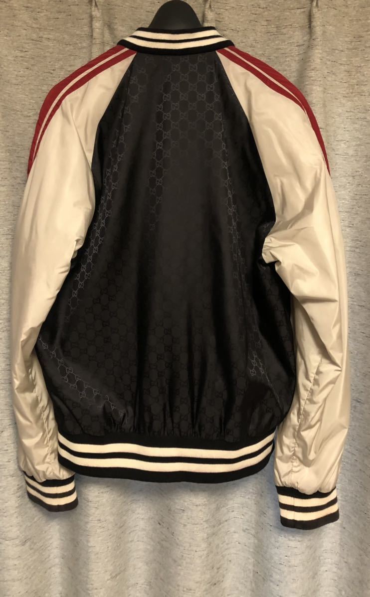 グッチ ボンバージャケットモノグラムブルゾンスタジャンスカジャン  