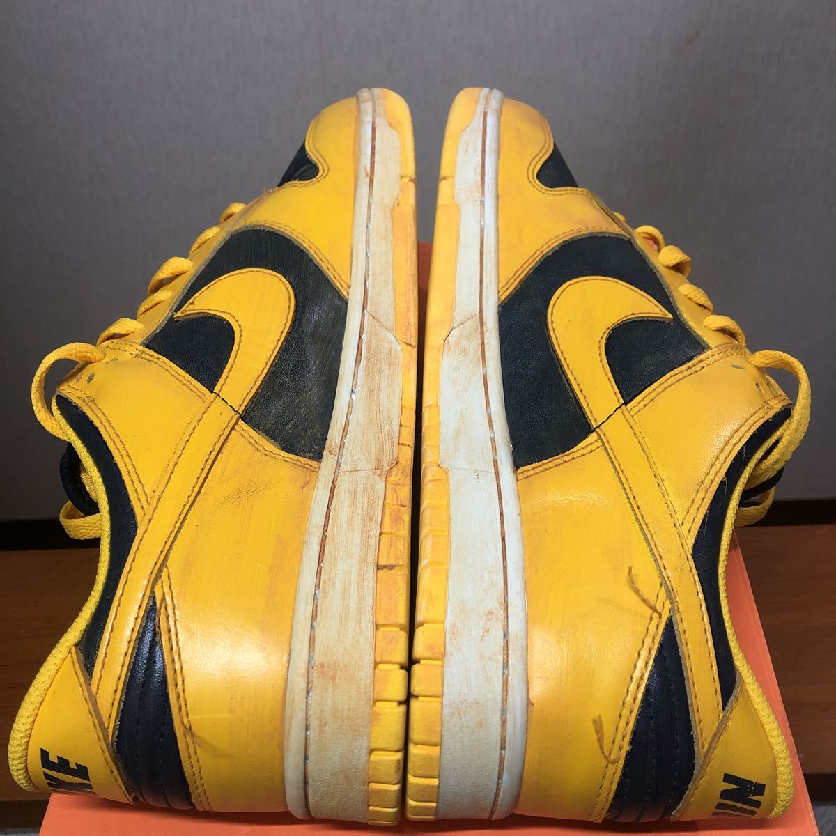 流通極少】NIKE DUNK LOW VNTG 裏ダンク 紺黄 26.5cm｜ファッション