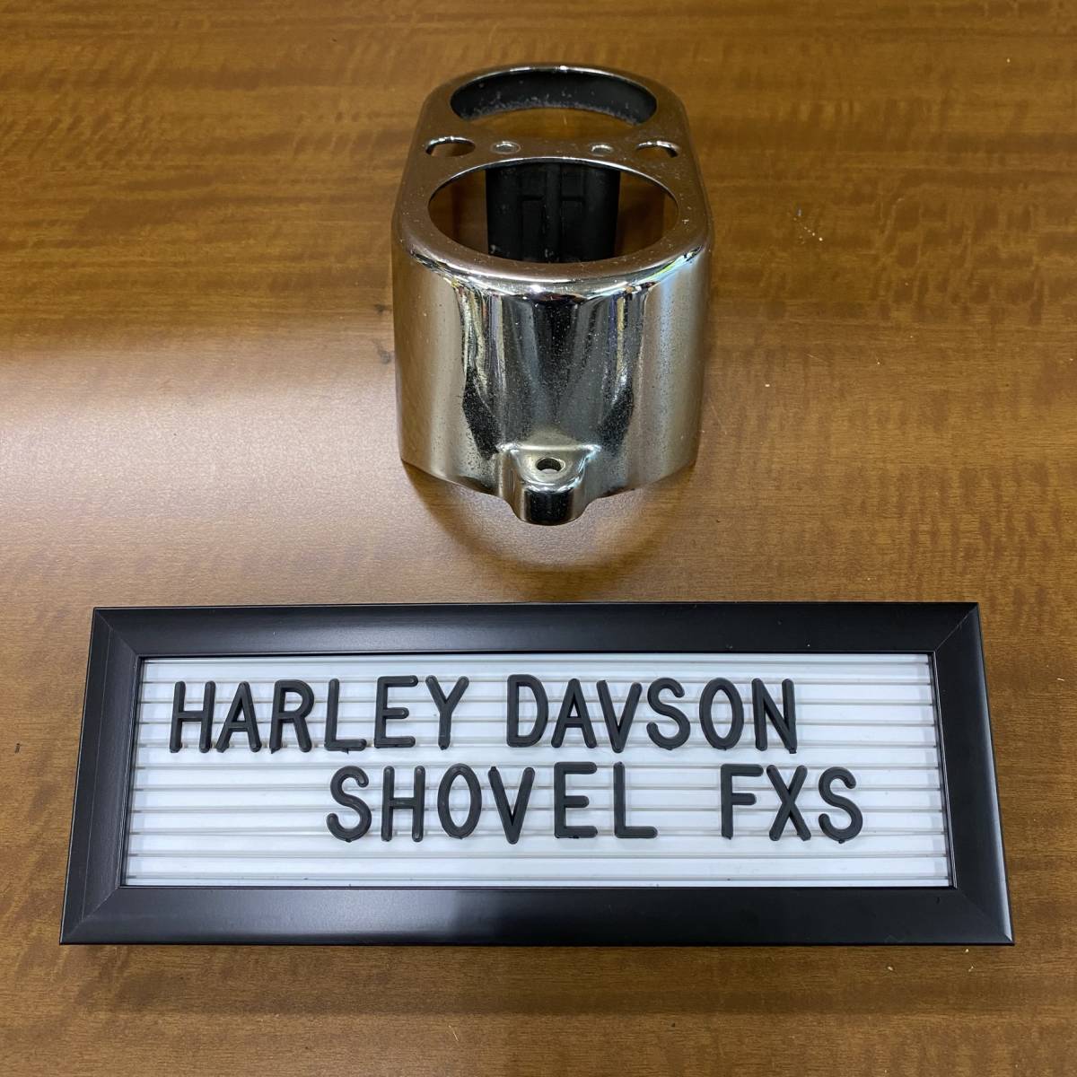 ショベル メーターカバー FXS/FXEF ローライダー メーターダッシュ