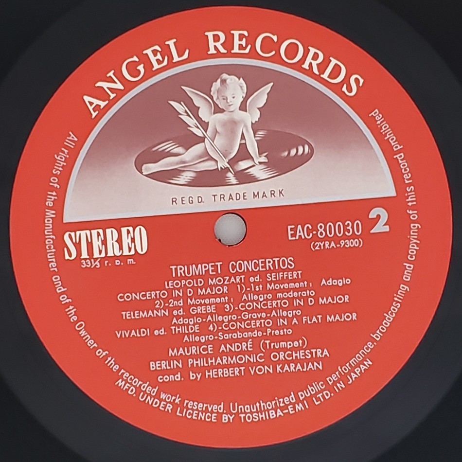 良盤屋 C 6601 Lp 新古品 モーリス アンドレ Tp カヤン 指揮 トランペット協奏曲 集 ベルリン フィルハーモニー 送料480 協奏曲 売買されたオークション情報 Yahooの商品情報をアーカイブ公開 オークファン Aucfan Com