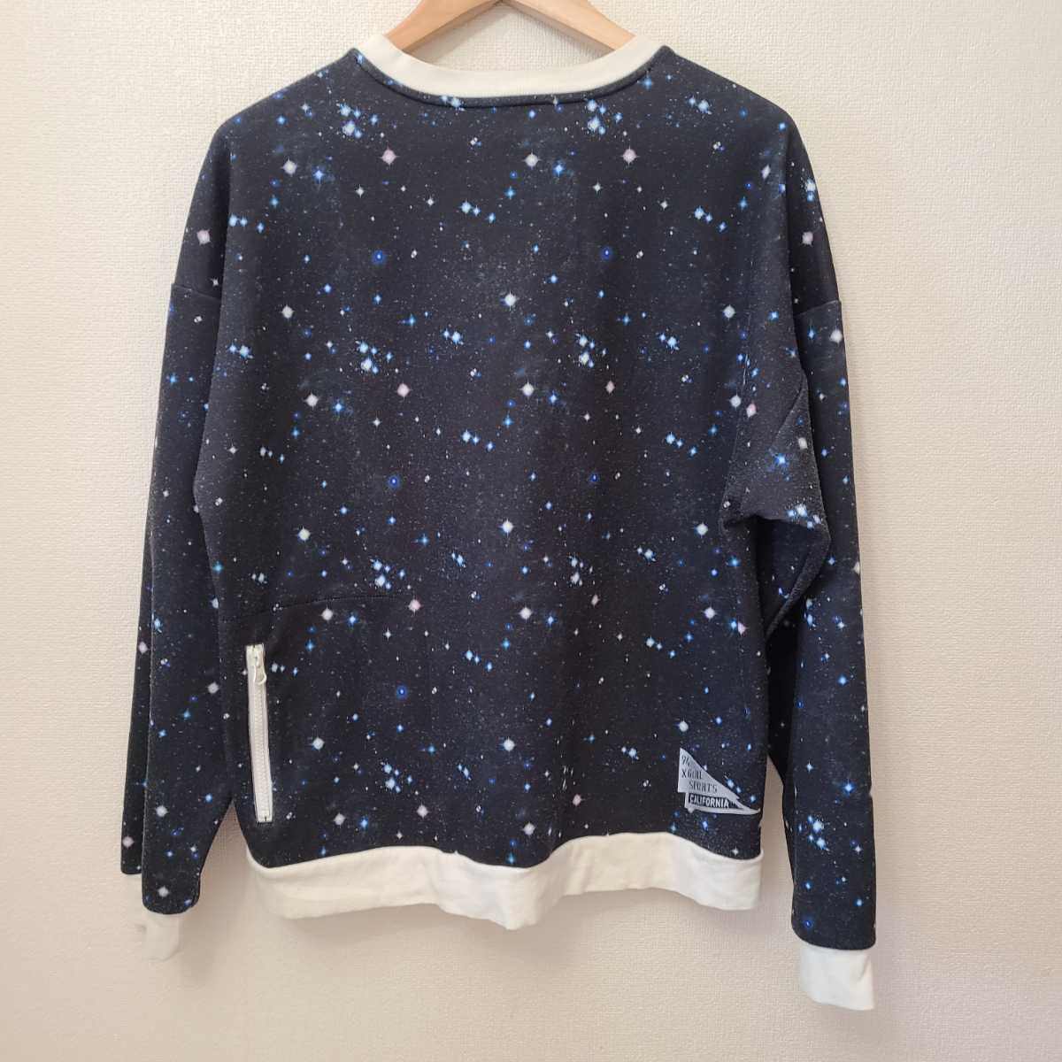 X Girl Sports エックスガール スポーツ レディース Mサイズ スウェット トレーナー 宇宙柄 ロゴ トレーナー 売買されたオークション情報 Yahooの商品情報をアーカイブ公開 オークファン Aucfan Com