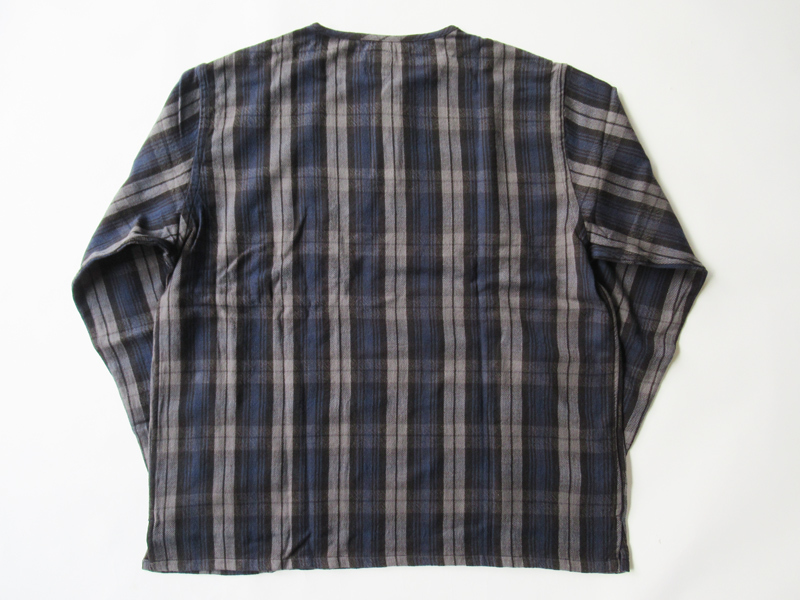 2021AW SOUTH2 WEST8 Henley Neck Shirt - Plaid Twill サイズM