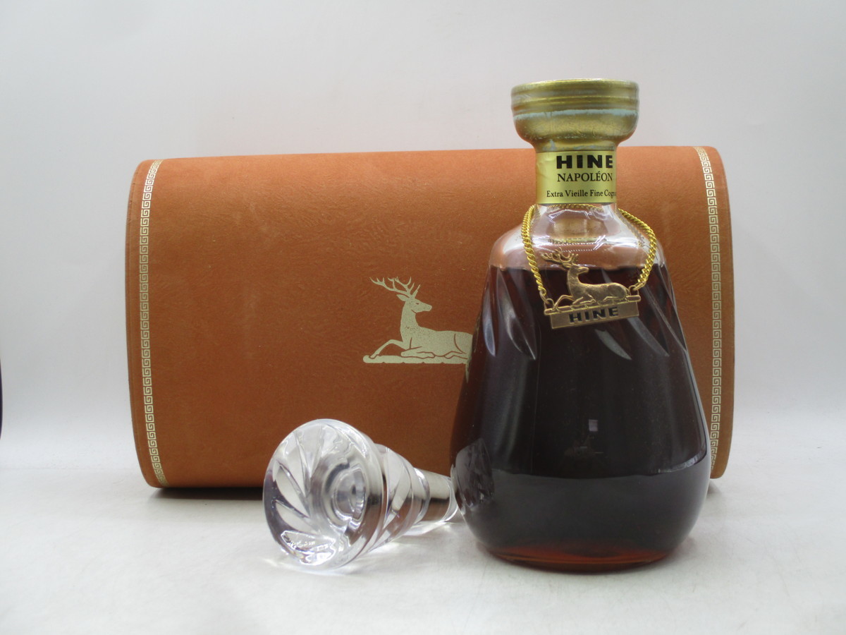 【未開栓】HINE NAPOLEON カラフェ クリスタル コニャック 同梱OK商品】HINE NAPOLEON ハイン ナポレオン カラフェ クリスタル