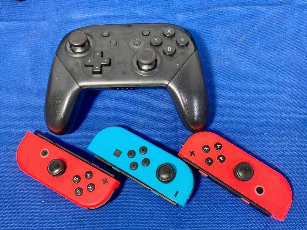 ZA-25☆Nintendo Switch用コントローラー まとめて16点セット！純正  