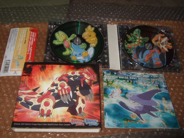 Cd ニンテンドー3ds ポケモン オメガルビー アルファサファイア スーパーミュージックコンプリート ゲーム一般 売買されたオークション情報 Yahooの商品情報をアーカイブ公開 オークファン Aucfan Com