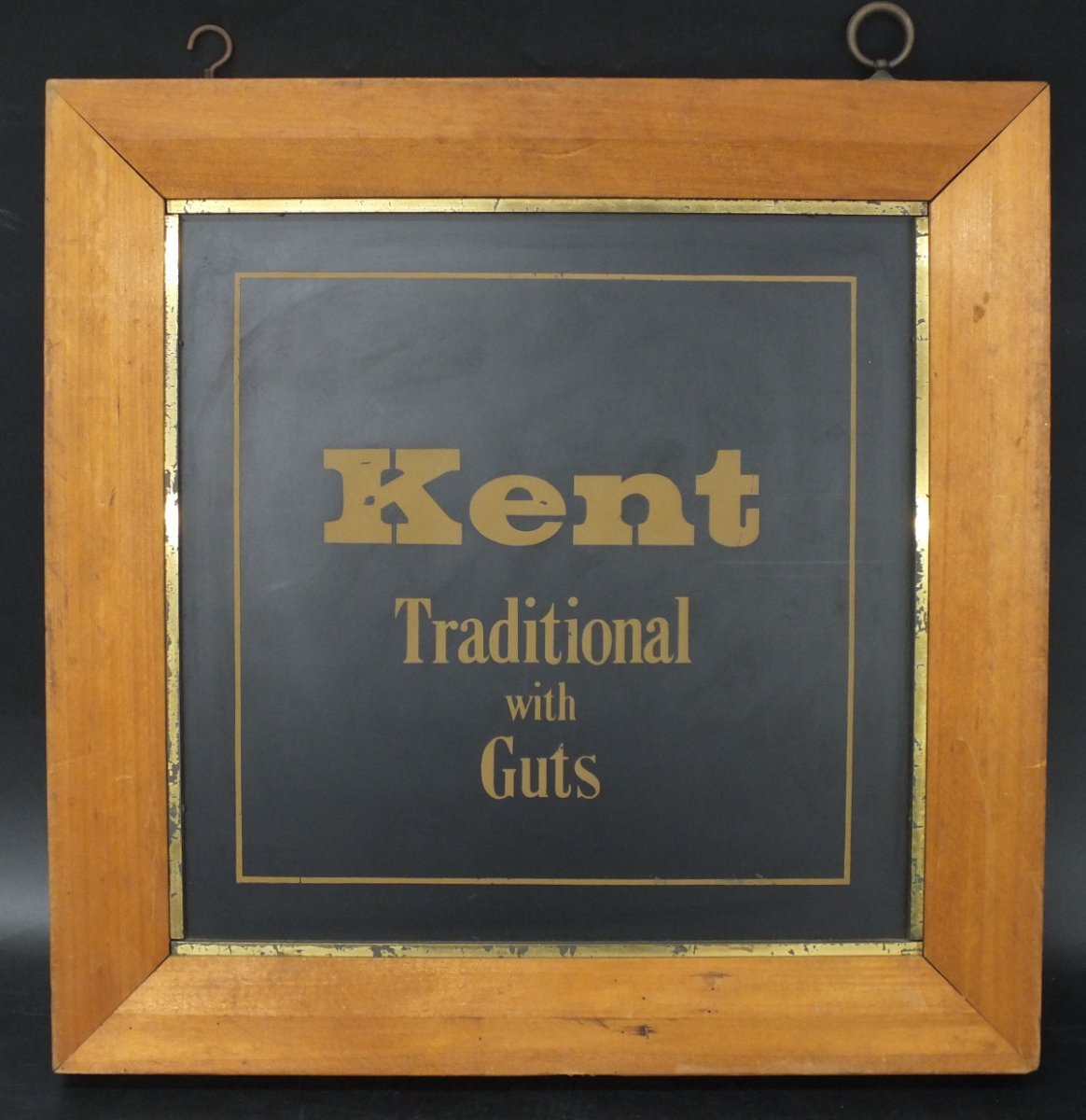 Kent Traditional with ｜ glow 昭和レトロ 当時物 木枠看板 Kent